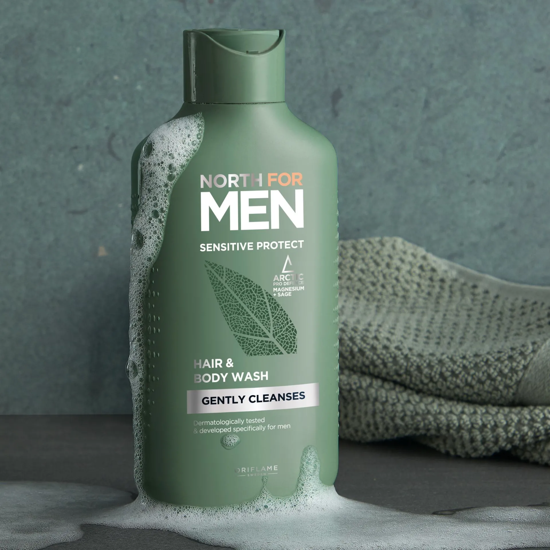 Żel do mycia ciała i włosów North For Men Sensitive Protect 250 ml