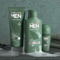 Żel do mycia ciała i włosów North For Men Sensitive Protect 250 ml