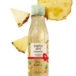 Żel pod prysznic Simple Joys Love Nature z organicznym ananasem - edycja świąteczna 250 ml
