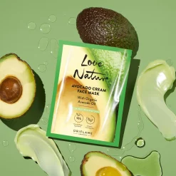 Kremowa maseczka ​​do twarzy Love Nature z organicznym olejkiem z awokado 10 ml