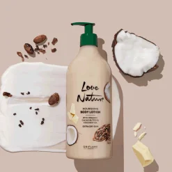 Kremowy balsam do ciała z naturalnym organicznym masłem kakaowym i olejem kokosowym 750 ml