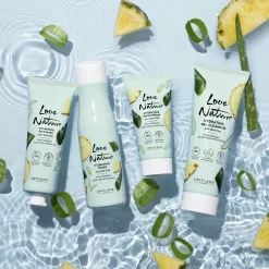 Nawilżająca maseczka do twarzy Love Nature z organicznym aloesem i ananasem 75 ml
