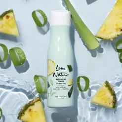 Nawilżający tonik Love Nature z organicznym aloesem i ananasem 150 ml