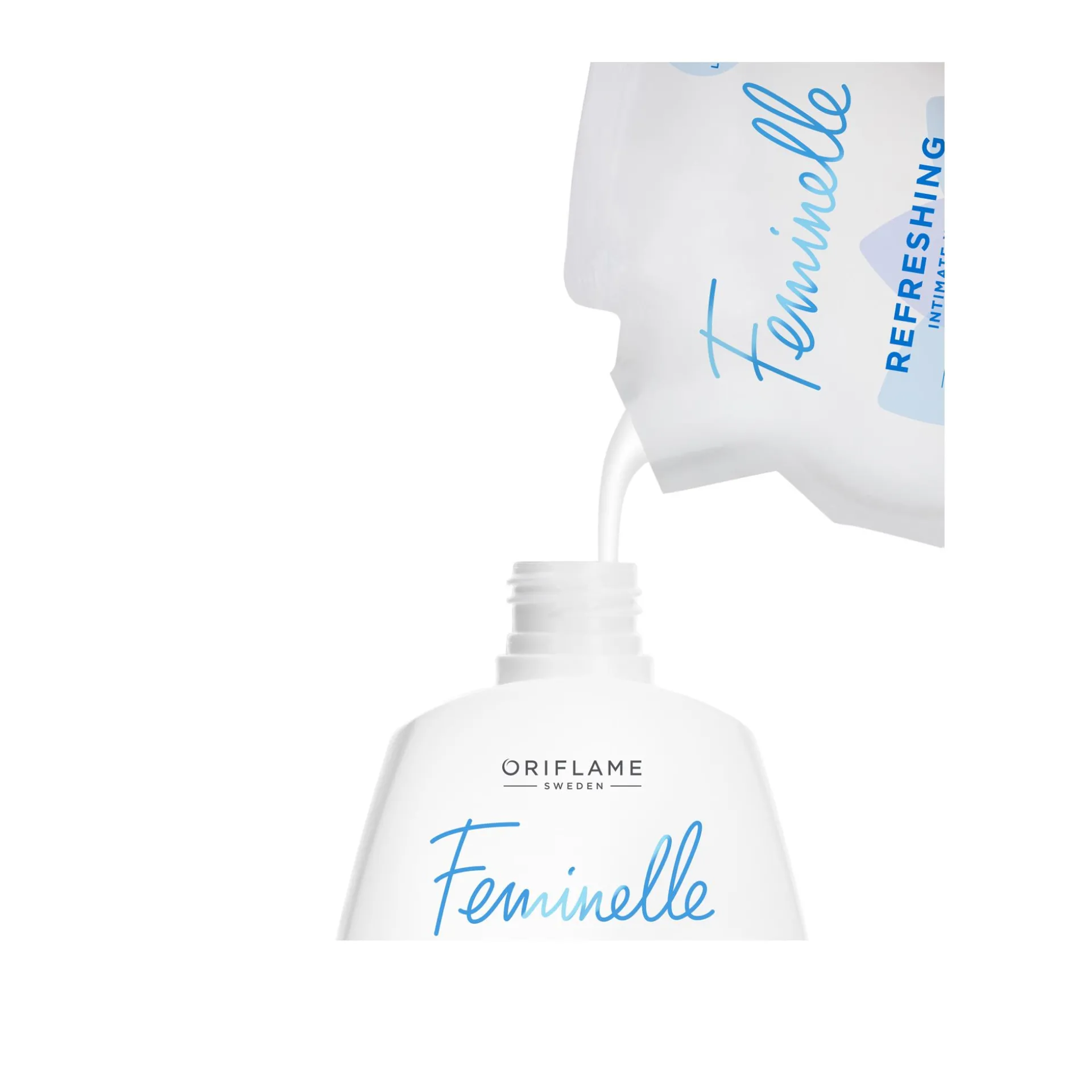 Odświeżający płyn do higieny intymnej Feminelle - wkład uzupełniający 300 ml