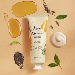 Odżywcza maseczka do twarzy Love Nature z chia i organicznym miodem 75 ml