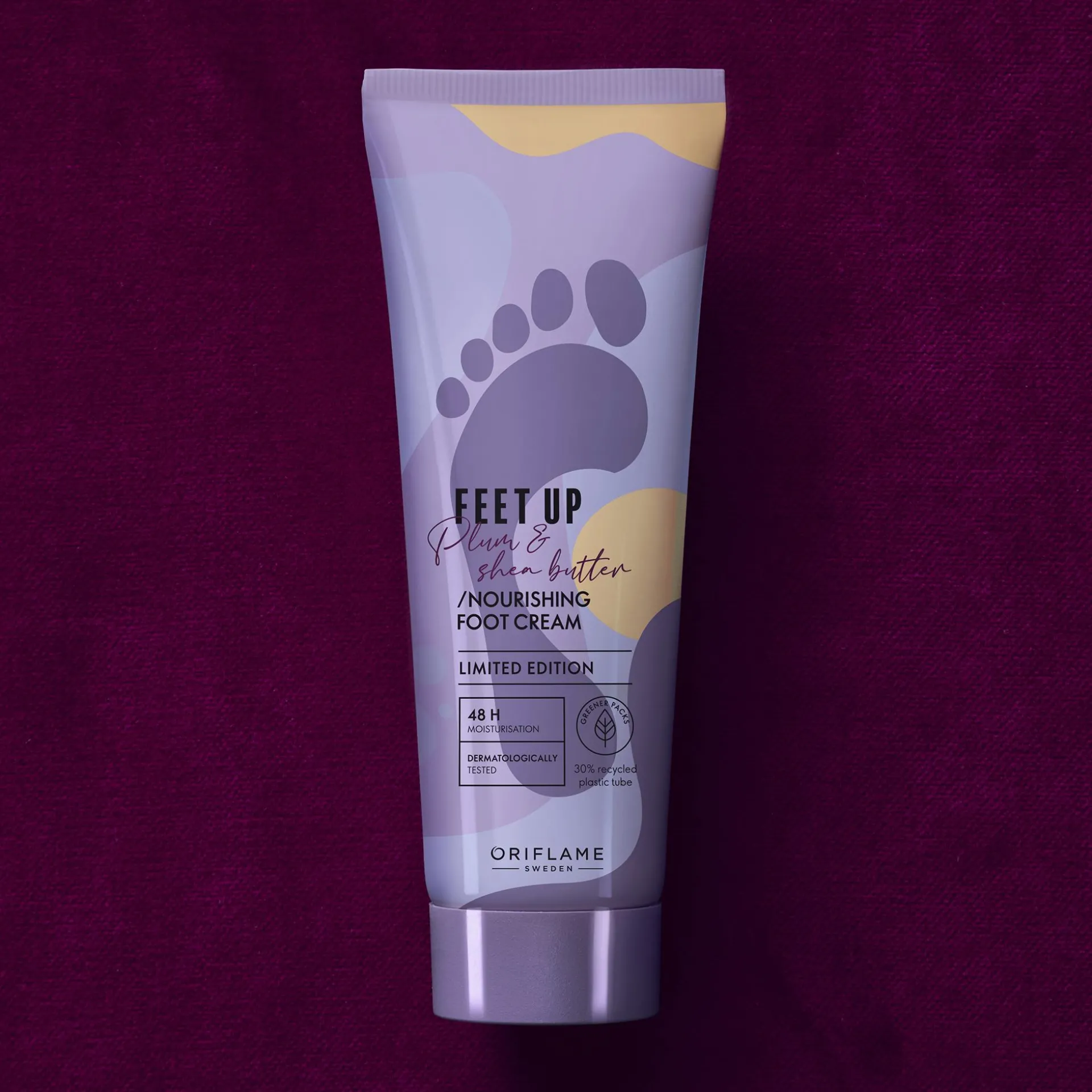 Odżywczy krem do stóp z masłem shea i śliwką Feet Up 75 ml