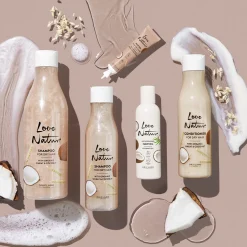 Olejek na gorąco Love Nature z organiczną pszenicą i kokosem do włosów suchych 15 ml