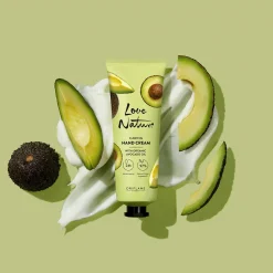 Pielęgnujący krem do rąk Love Nature z organicznym olejkiem z awokado 75 ml