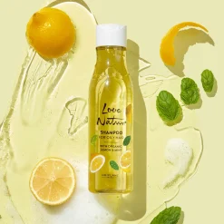 Szampon Love Nature z organiczną cytryną i miętą do włosów przetłuszczających się 250 ml