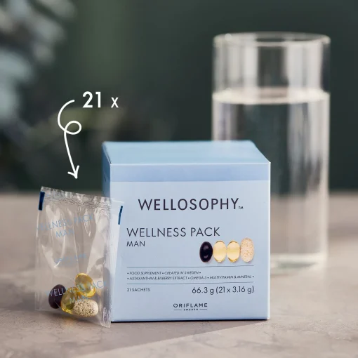 WellnessPack Wellosophy dla mężczyzn 21 szt.