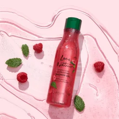Złuszczający żel pod prysznic Love Nature z organiczną miętą i maliną 250 ml